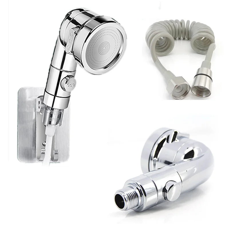 Bath Showerhead High Pressure Rain Water Saving Home Hotel Sprayer kit set Bathroom for pet baby shower head