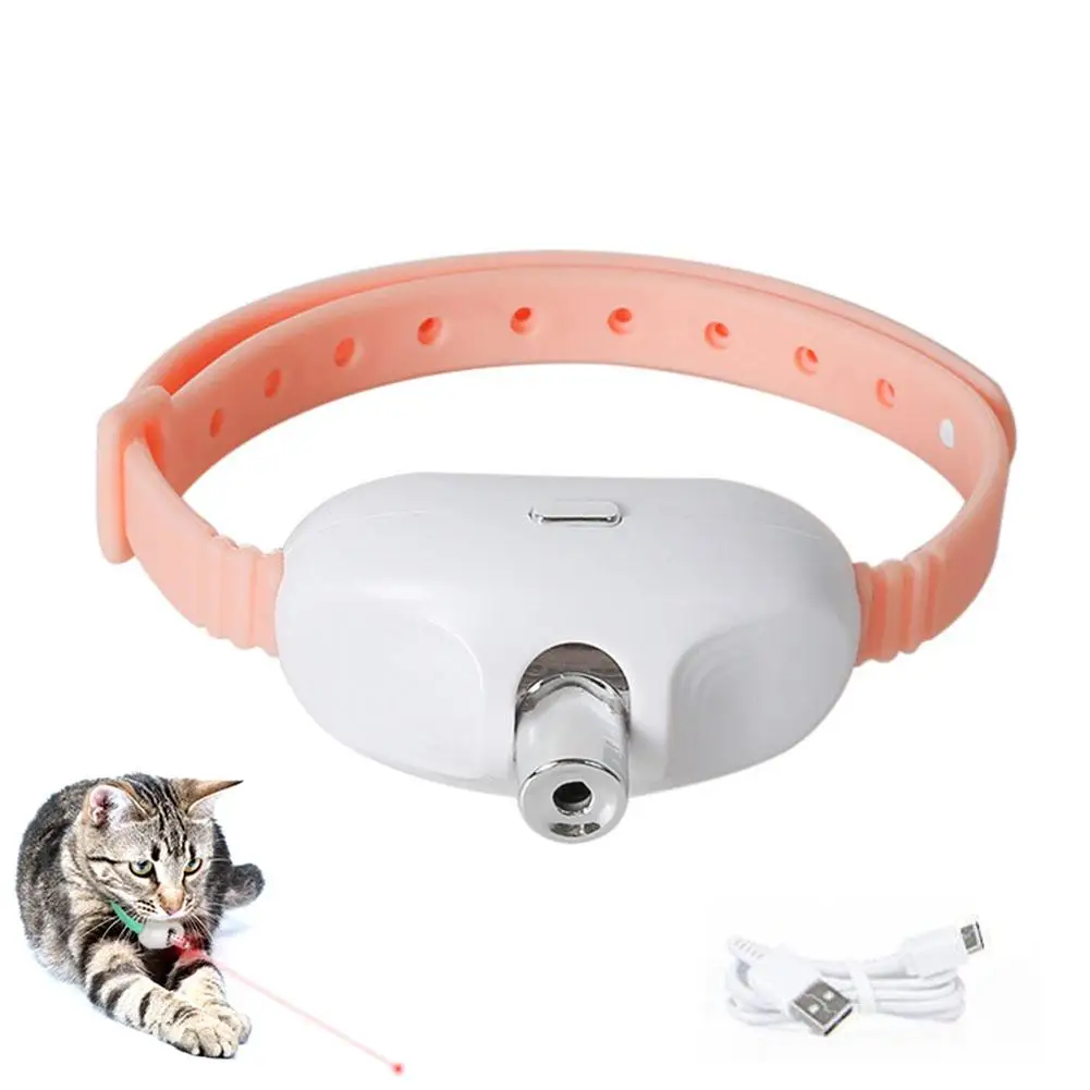 Laser Cat Teaser Collar Smart Cat Teaser Toy Pet Supplies Self-Entertainment Automatic Cat Teaser Toy Cat Teasing Artifact