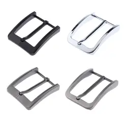 Mens Alloy Antique Belt Buckle Single Prong Rectangular Pin Buckle