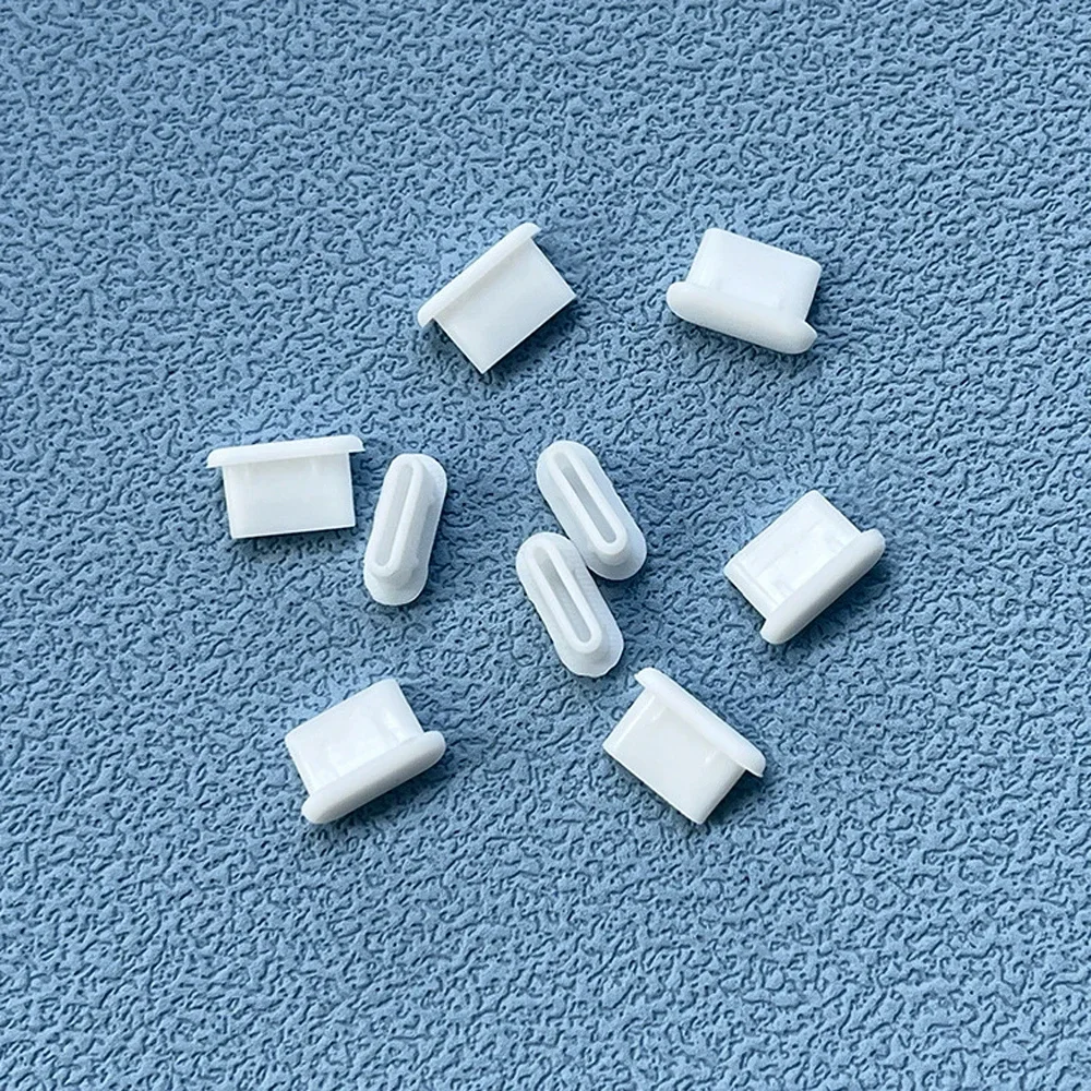 vvocci 10/30/50PCS Type-C 충전 포트 휴대폰 USB 실리콘 먼지 플러그 보호 커버 유형 C 방진 캡