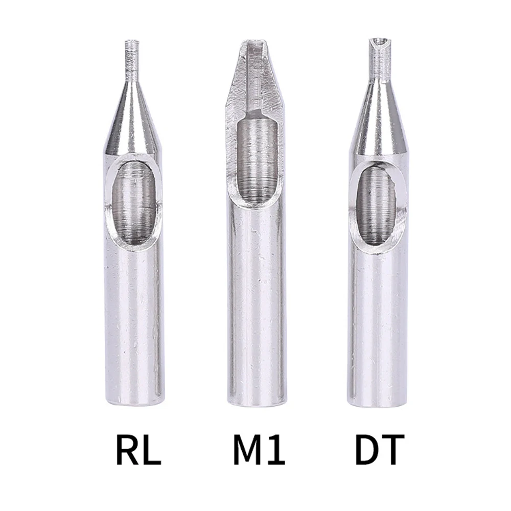 Tattoo Microblading Needles Tattoo Tips 22pcs Full Set 304 Stainless Steel Set Body Art Tattoo Shader Liner Nozzle Tip for Needles Supply Accessories