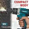 Makita rechargeable impact drive drill DDF487 13mm handheld brushless motor 18V wireless lithium power tool 2