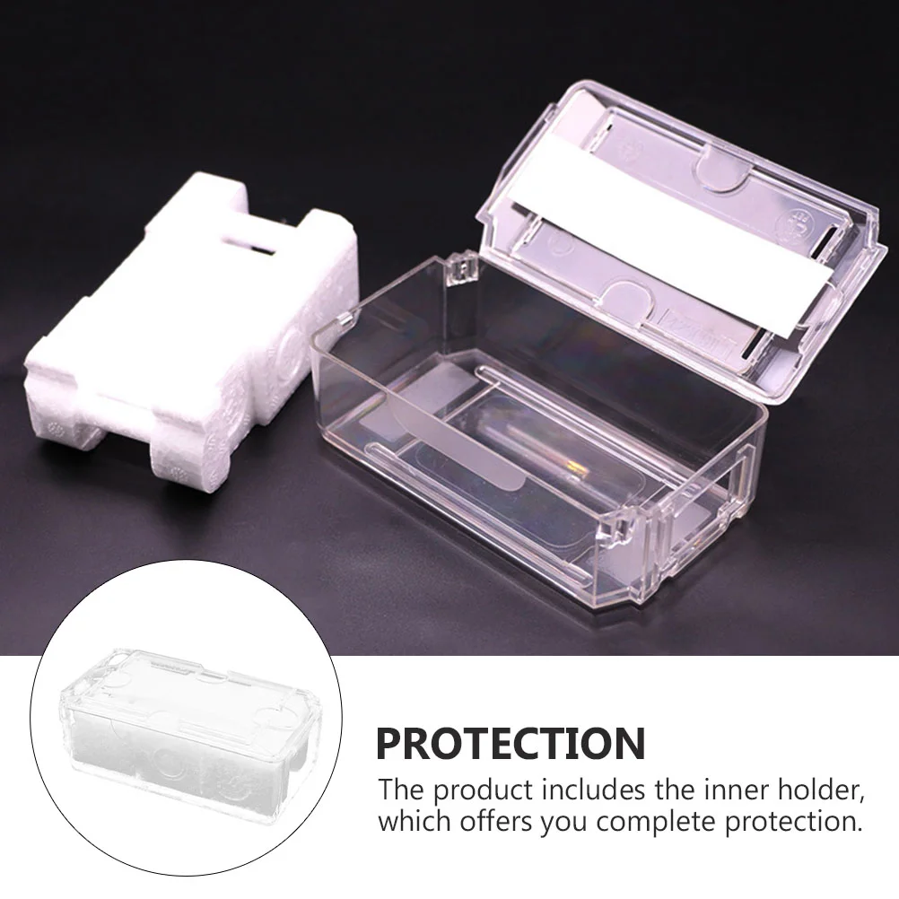 Transparent Watch Box Opener Tool under Cabinet Lights Clear Winder Ultra Organizer Storage Case Wallet Man for watch storage box,watch case opener tool