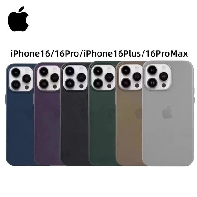 Official Original Apple Leather With Magsafe Case For Iphone 16 Pro 16 Promax 16 Plus Case.jpg