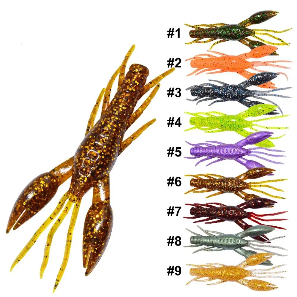 

4 шт., силиконовые рыболовные приманки, 80 мм, 5,5 г