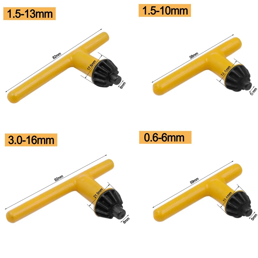 

1pc Drill Chuck Wrench Electric Hand Chuck Keys Wrench For Electric Drill Tools Accessories 0.6-6mm/1.5-10mm/1.5-13mm/3-16mm