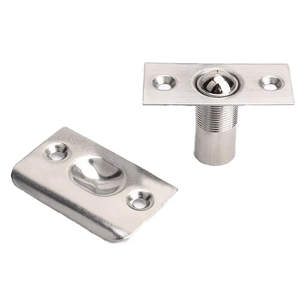 Adjustable Screw Spring Roller Copper Ball Catch Set Cabinet Door Latch