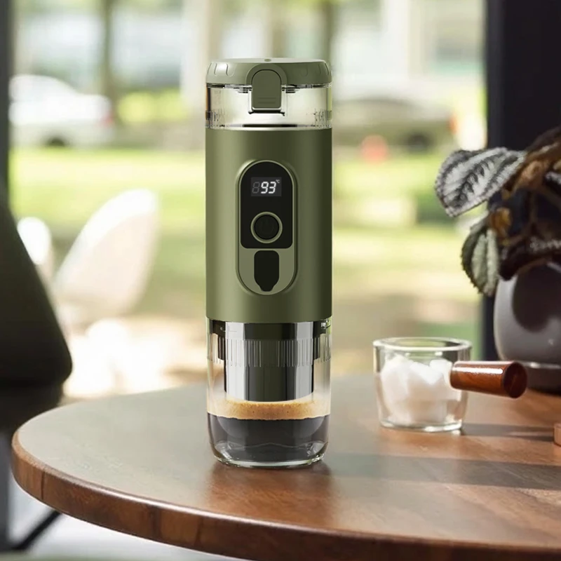 Portable Italian Semi-Automatic Coffee Machine Handheld Electric Outdoor Compact Capsule Concentrated Car Travel Charging