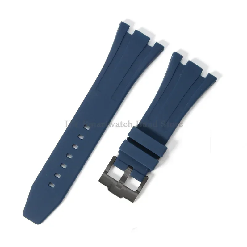 Rubber Waterproof Wristband with Metal Buckle
