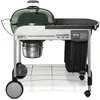 Performer Deluxe Charcoal Grill, 22-Inch, Touch-N-Go Gas Ignition System, Green 1
