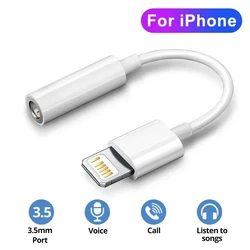 Premium Lightning to 3.5mm Audio Adapter (WHITE)