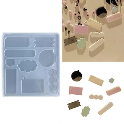 Clear Quicksands Mold Epoxy Resin Molds Shaker Quicksands Oil For Resin Epoxy Casting Mold Silicone Jewelry Making