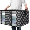 NEW Foldable Storage Bag Clothes Blanket Quilt Closet Sweater Organizer Box Pouches Fashion Sale Clothes Cabinet Organizer 1