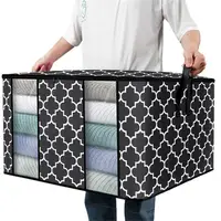 NEW Foldable Storage Bag Clothes Blanket Quilt Closet Sweater Organizer Box Pouches Fashion Sale Clothes Cabinet Organizer 1