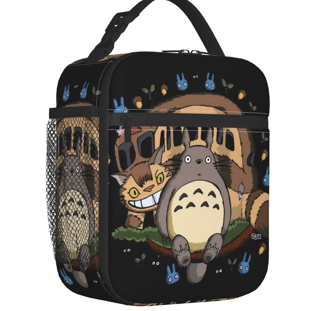 My Neighbor's Totoro Bike Lunch Bag Miyazaki Hayao Anime Designer Lunch Box  School Cooler Bag Convenient Oxford Tote Food Bags - AliExpress