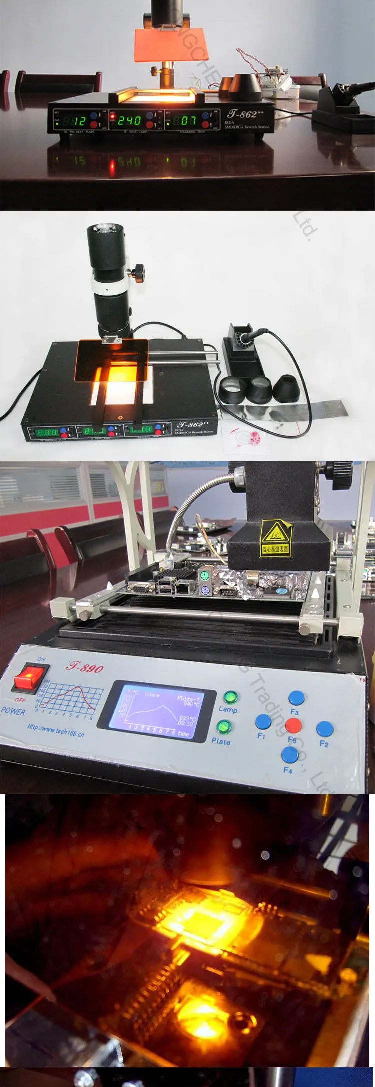 New T-862 Electric Infrared Repair Station Circuit Board Surface Mounting Mainte
