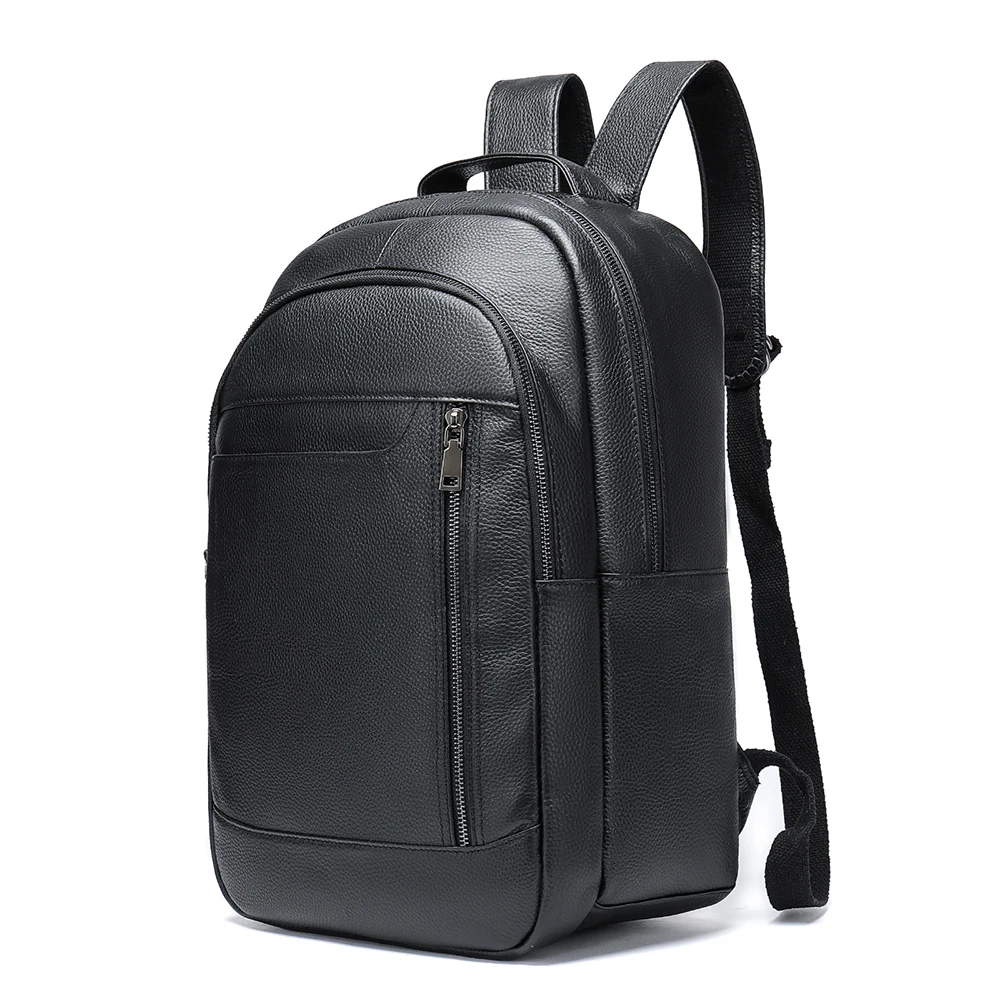 WESTAL  Men's Business Backpack For 15.6 Inch Laptop Black Document Bags Large Capacity Student Schoolbag Travel Casual Daypack 2