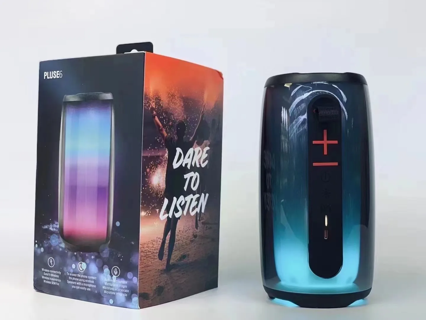 bocina jbl puls 6, columna portátil, lámpara de atmósfera RGB, Boombox de Audio para exteriores, Subwoofer impermeable con micrófono &raquo; bocina jbl puls 6