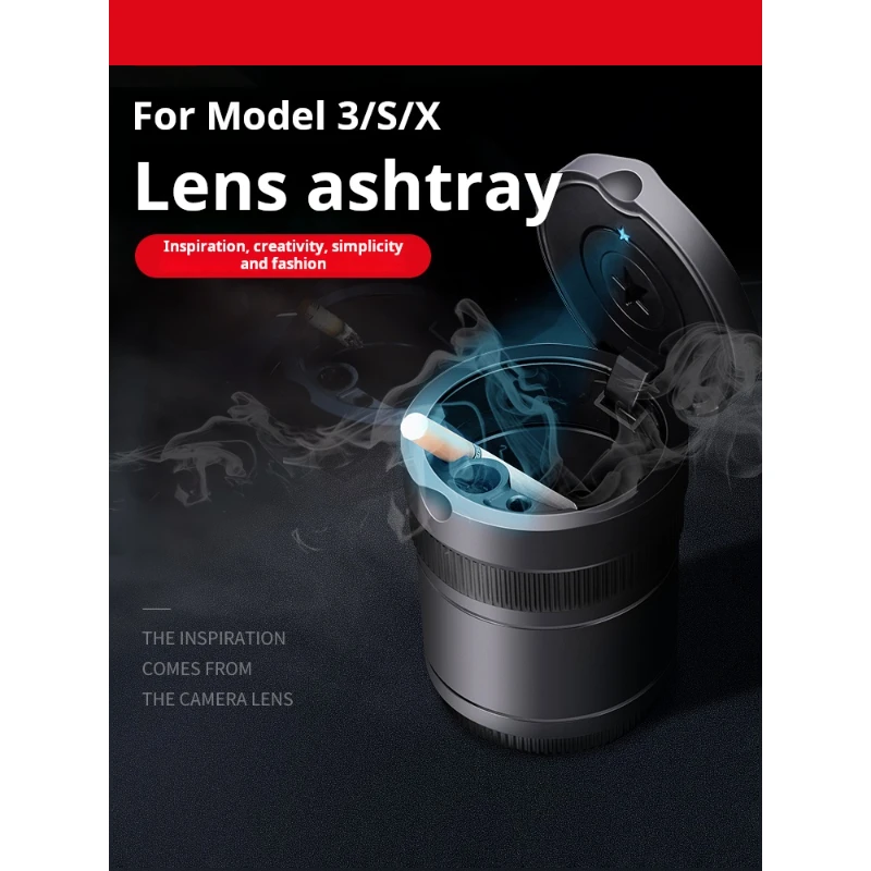 

Suitable For Tesla Model 3/y In Car Multifunctional Ashtray Modification Accessories Ya Shenqi