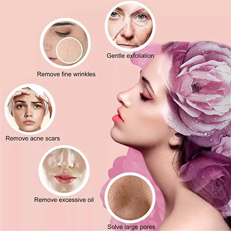 3 In 1 Large Pump Vacuum Suction Diamond Tip Peel Microdermabrasion Machine For Blackheads Acne Blemishies Pimples Remove
