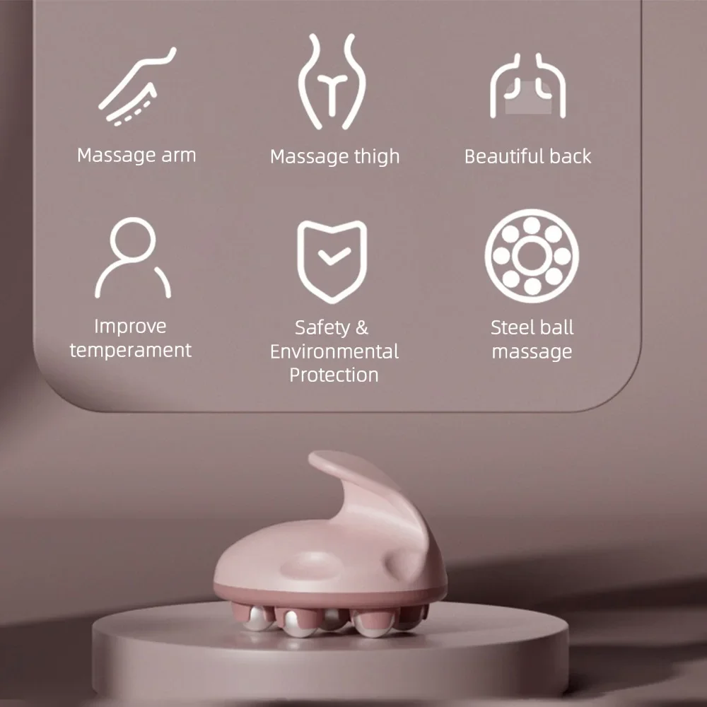 Boay Massage Roller Arms Legs Ball Rolling Slimmer Anti-Cellulite Fat Remove Roller Body Shaping Roller Muscle Relaxing Massager