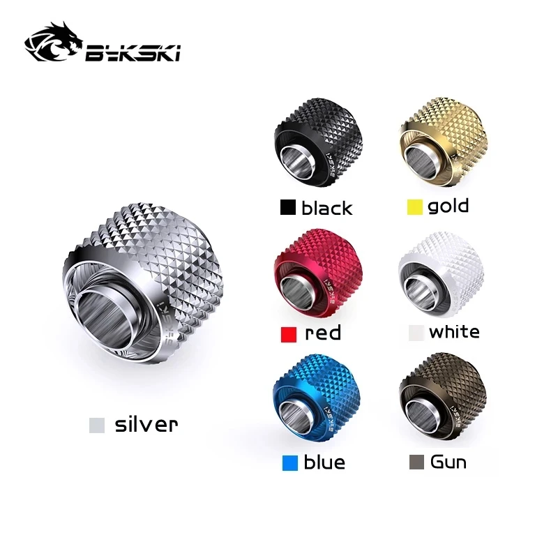 Bykski G1/4 Mod Pc Connettore Di Raffreddamento Ad Acqua Per Tubo Flessibile Da 3/8 ''10X13Mm 10X16Mm 10X19Mm Tubo Morbido B-Ft3-Tn/B-Ft3-Tk
