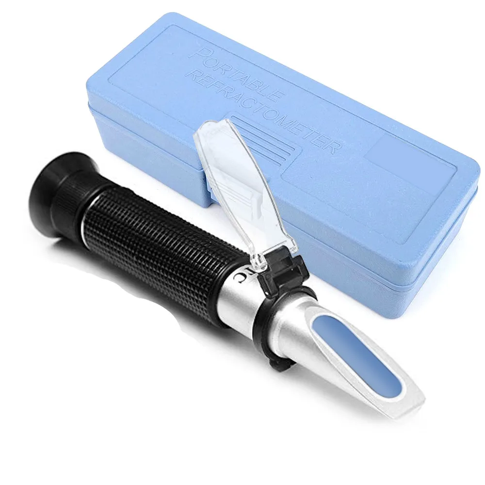 Retail Box Brix Refractometer Tester With ATC Calibration Sugar 0 32 Tools Brix Meter for