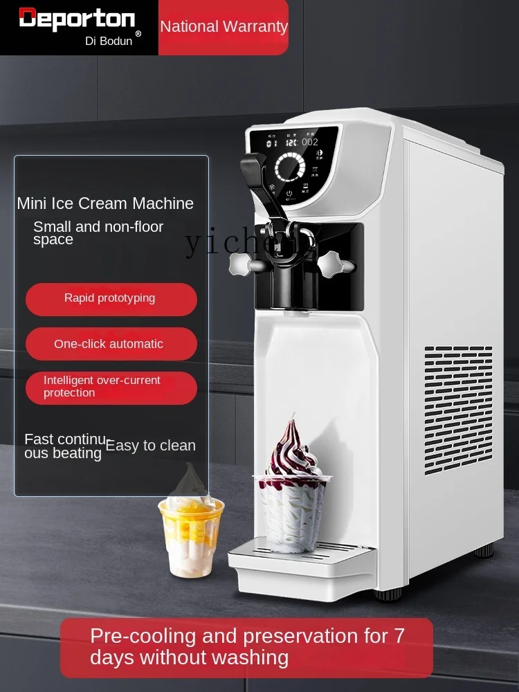 ZF Ice Cream Machine Ice-Cream Cone Commercial Small Vertical Desktop Ice Cream Machine Automatic Cone Crispy 2