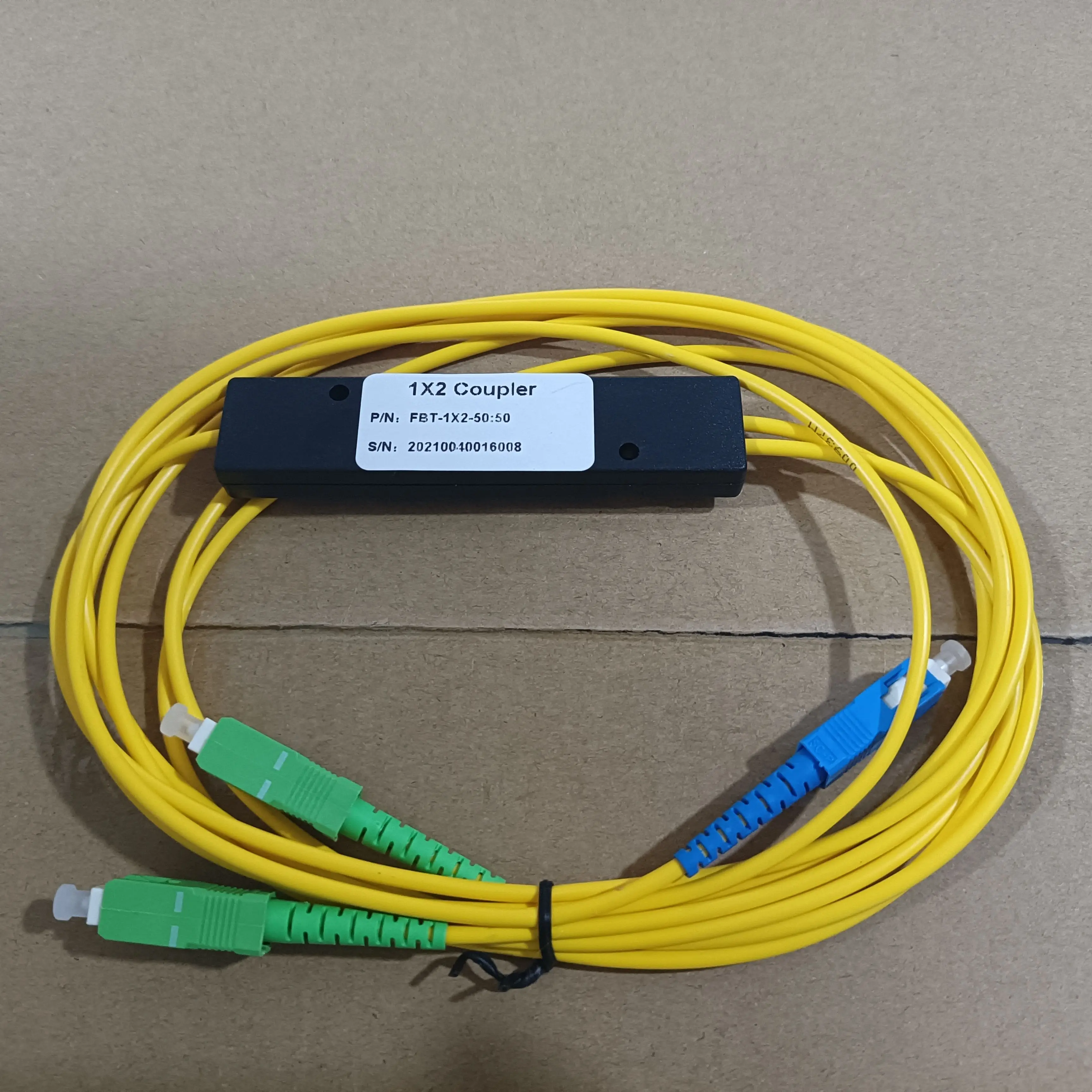 10 шт./лот 1X2 SC/UPC SC/APC PLC одномодовый волоконно-оптический сплиттер FTTH производитель
