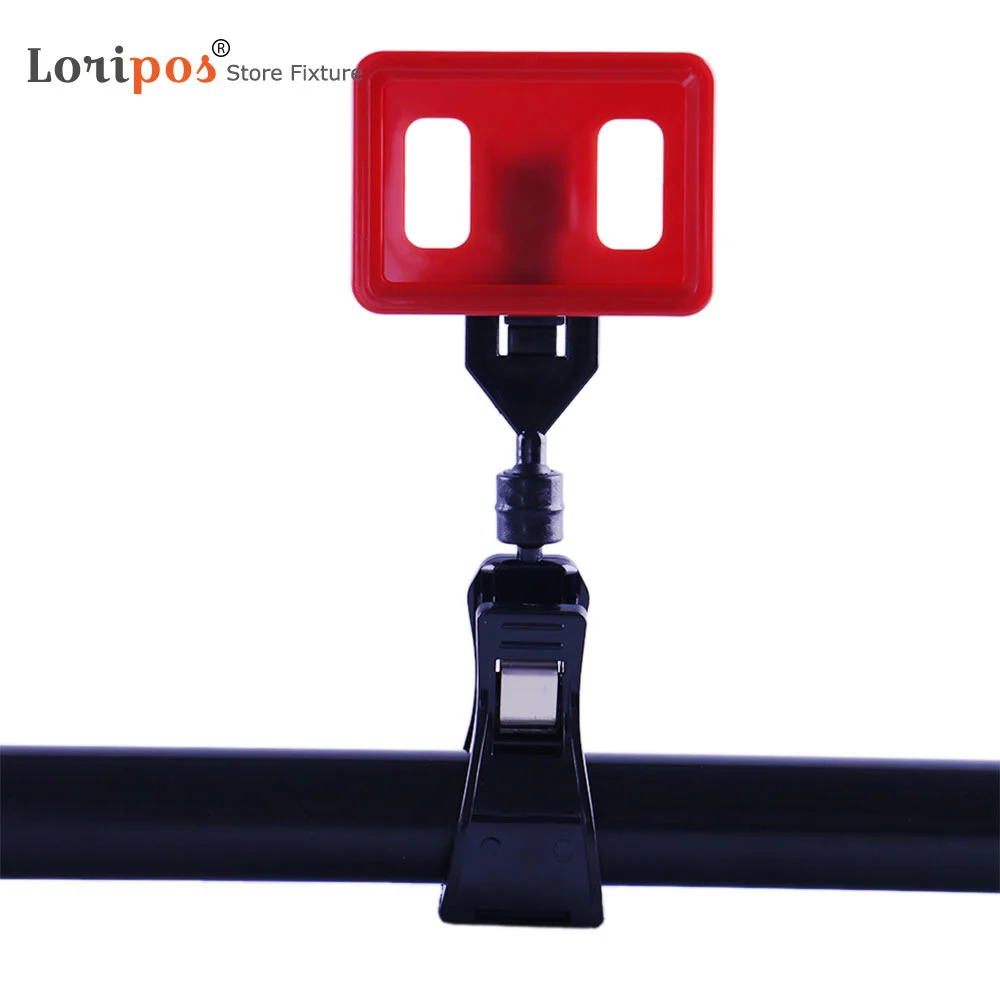 Plastic A8 Pos Sign Frame With Magnetic Base Attached To Metal Plate Or Shelf To Display Merchandise Price Info Tag 52mm&times;74mm