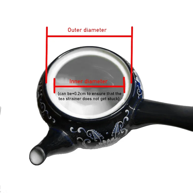 Tea Infuser Reusable Stainless Steel Mesh Tea Strainer Teapot Loose Herb Leaf Spice Filter