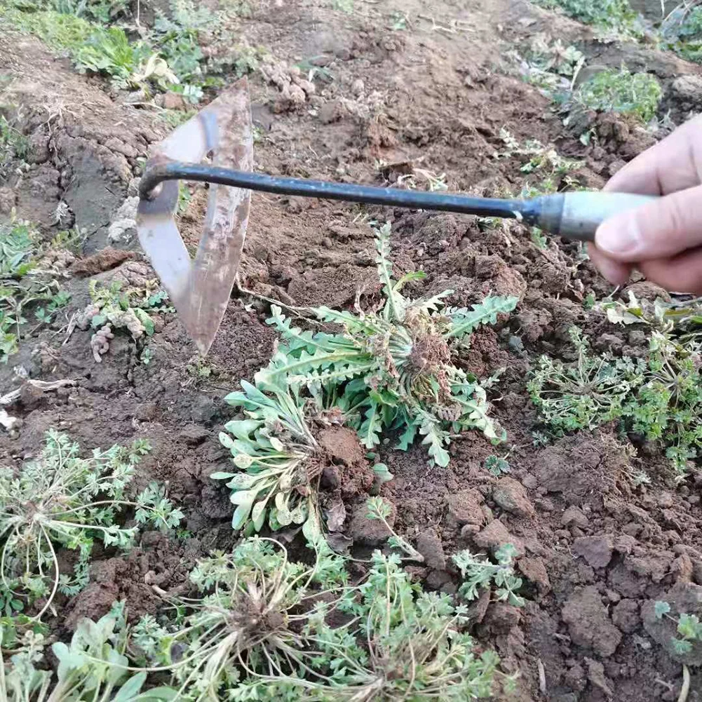 Steel Weeding Shovel Farm Tool Planting Vegetable Weeding Dual-Purpose Hoe Rake