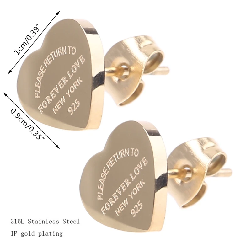 R2LE Exquisite Punk Stainless Steel Earrings 1 Pair Earrings Cartilage Ear Piercing for Boy Girl Daily Wear 6