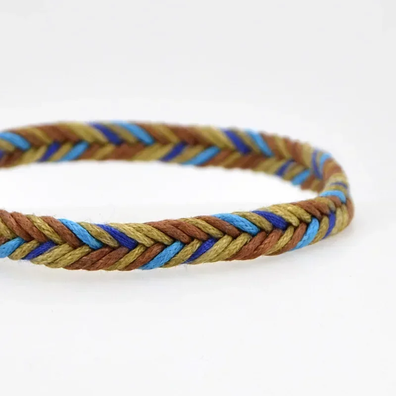 Bracelets Brazilian Cotton Braid Handmade Ethnic Multicolored Wrap Woven Rope Friendship Bracelets for Women Men bracelet jewelry
