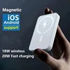 For Magsafe Power Bank 10000mAh Portable Auxiliary Spare External Magnetic Battery Pack Wireless Charger For Iphone 13 14 15 16 1