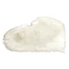 Small Size Heart Shaped Fluffy Rug Shaggy Faux Wool Carpet Sofa Cushion Living Room Bedroom Decorative Floor Mats 5