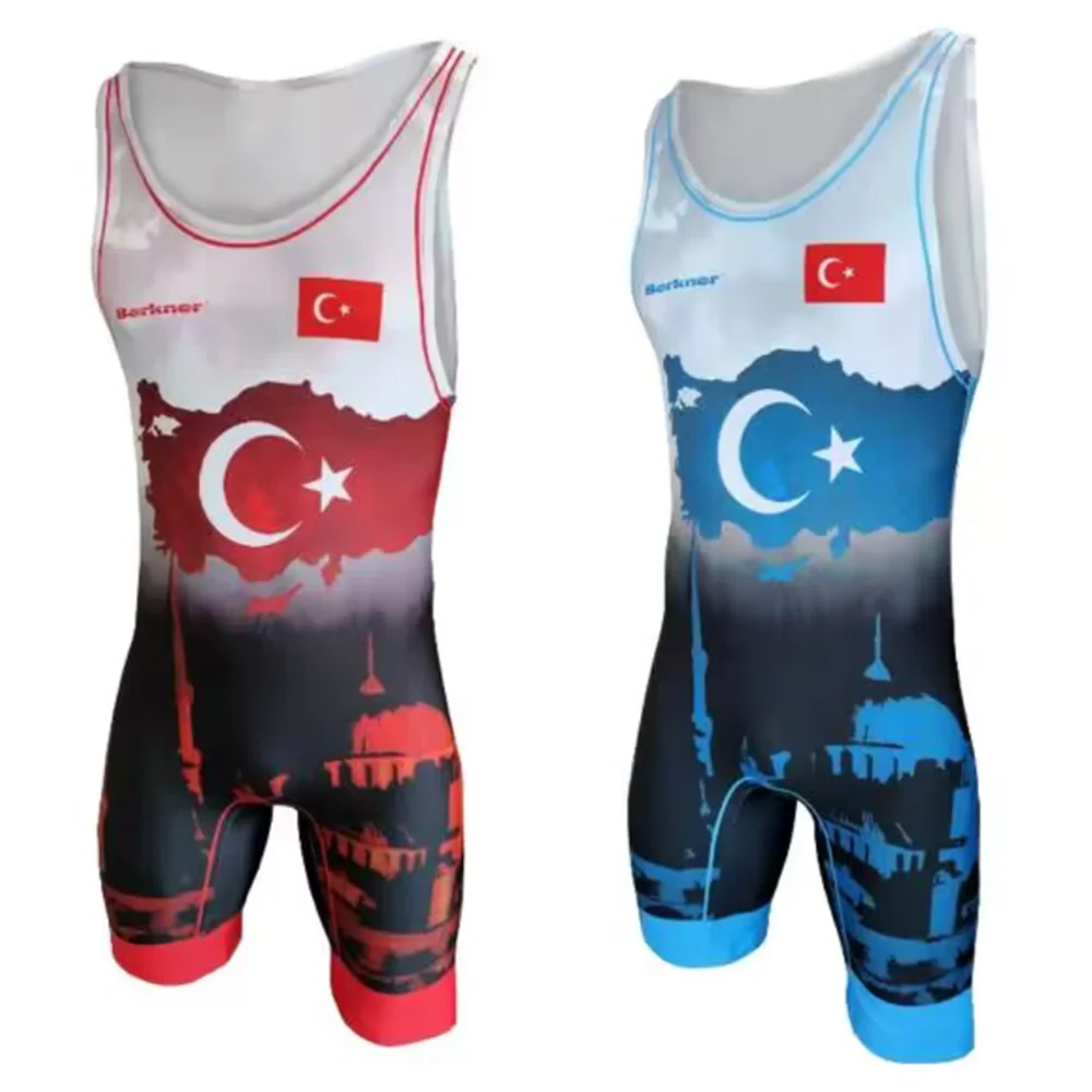 Mannen Singlet Worstelen Pak Gym Training Worstelen Singlets Gewichtheffen Custom Made Worstelen Kleding Boksen Pak