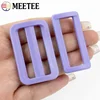 Meetee 10/20Pcs Plastic Tri-Glide Buckles 25/32/38mm O D Ring Bag Strap Adjust Clasp Webbing Connector Hook Dog Collar Accessory 2