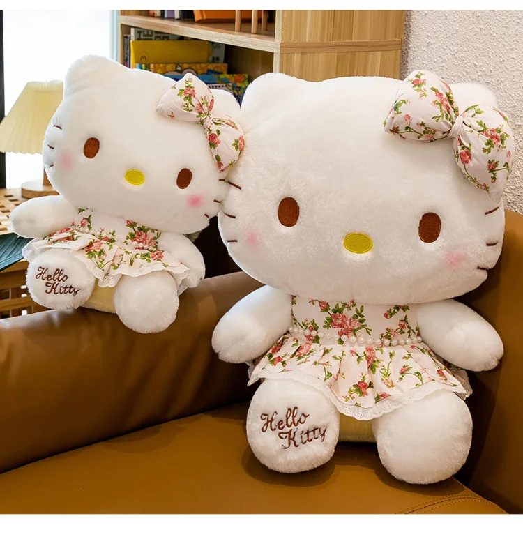 Hello Kitty Plush Toy Kawaii Plushie Stuffed Plush Animals Doll Pillow Gift Girl