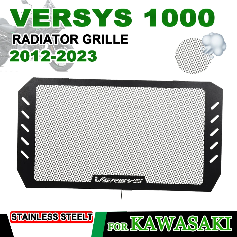 

Аксессуары для мотоциклов Kawasaki Versys 1000 Versys1000 2012 - 2022 2023, защитная решетка радиатора, крышка гриля, крыло