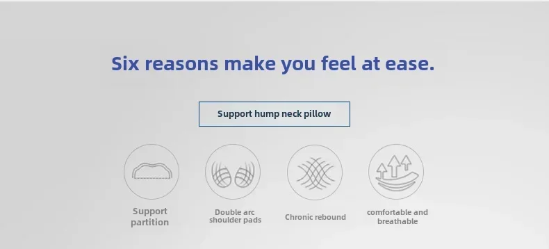 Description Picture 3 of itemMemory Foam U-shaped Pillow Neck Support Travel Portable Student Sleeping Aid Airplane Pillow Neckrest U-pillow