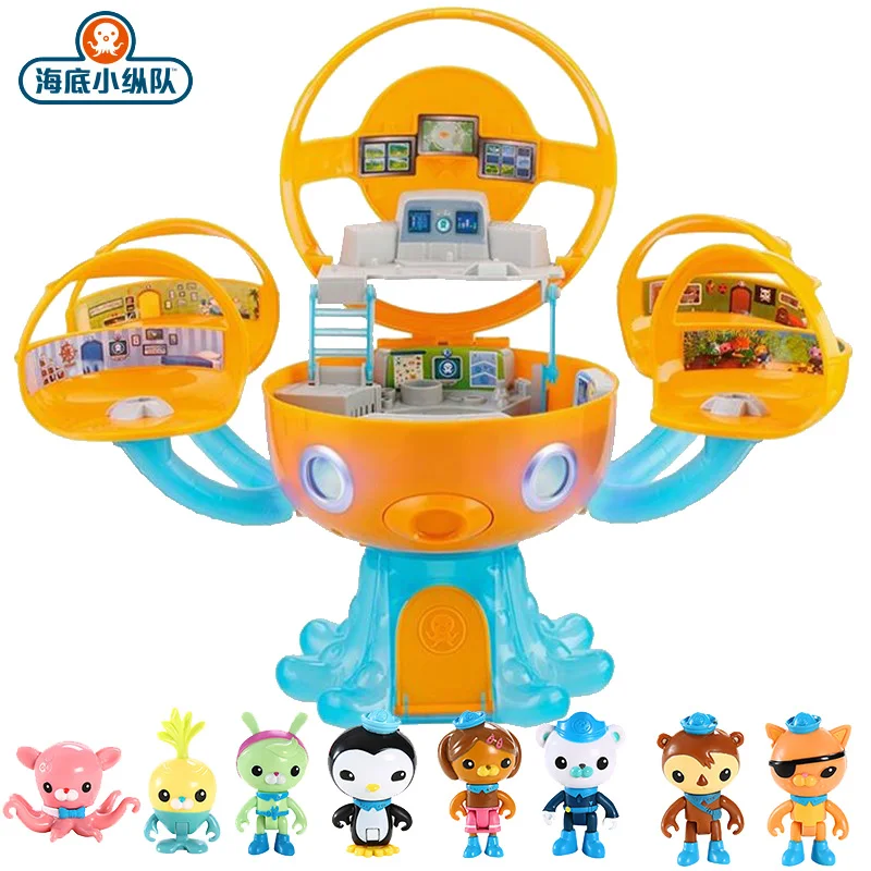 Octonauts-子供のおもちゃの食器,水中反射の置物,誕生日または