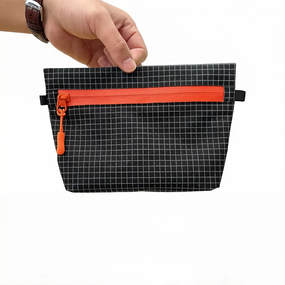 25g 그립스탑 UHMWPE 보관 파우치 가방 야외 하이킹 초경량 여행용 세면도구 가방 구급상자 및 여권 보관용 오거나이저