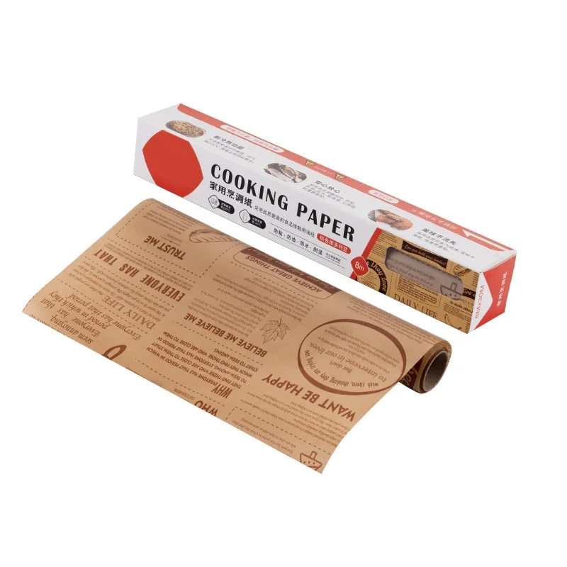 Parchment Paper for Baking, Baking Paper, Non-Stick Parchment Paper Roll for Baking, Cooking, Grilling, Air Fryer and Steaming