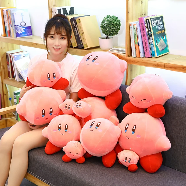 Kirby Stuffed Animals, Stuffed Kirby Pillow, Kawaii Kirby Pillow