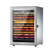 220V 12 layers Fruit dryer food household small bean dissolving pet food dehydration drying machine Машина для сухофруктов 1