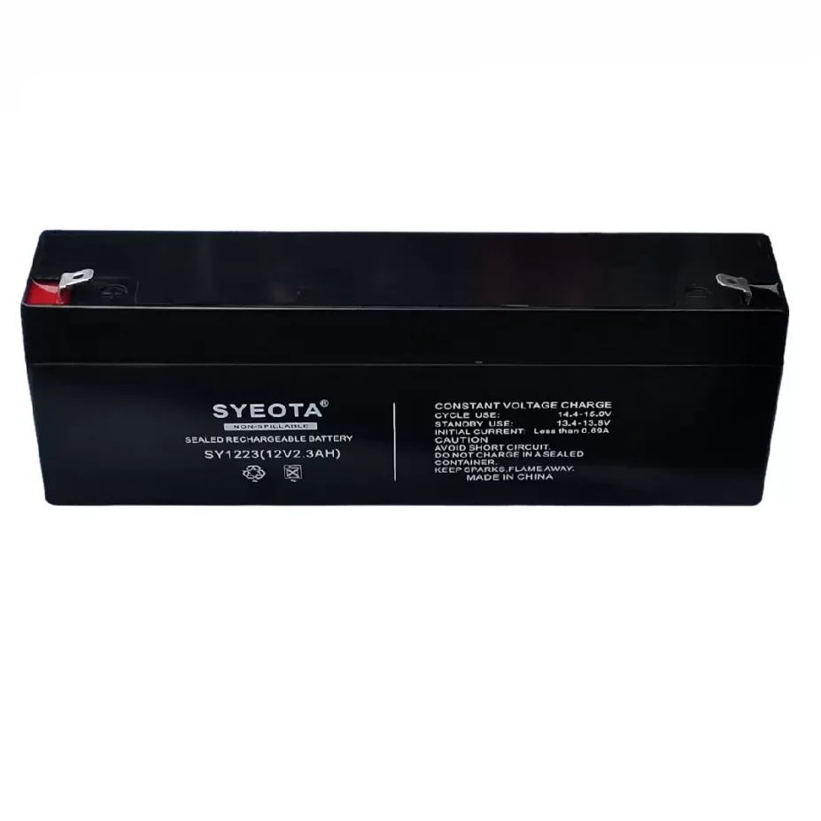 12V2.2AH Battery Lead Acid Rechargeable Storage Batteries for Solar Lighting Fixtures Alarms Alarm Hosts Children Electric Toy