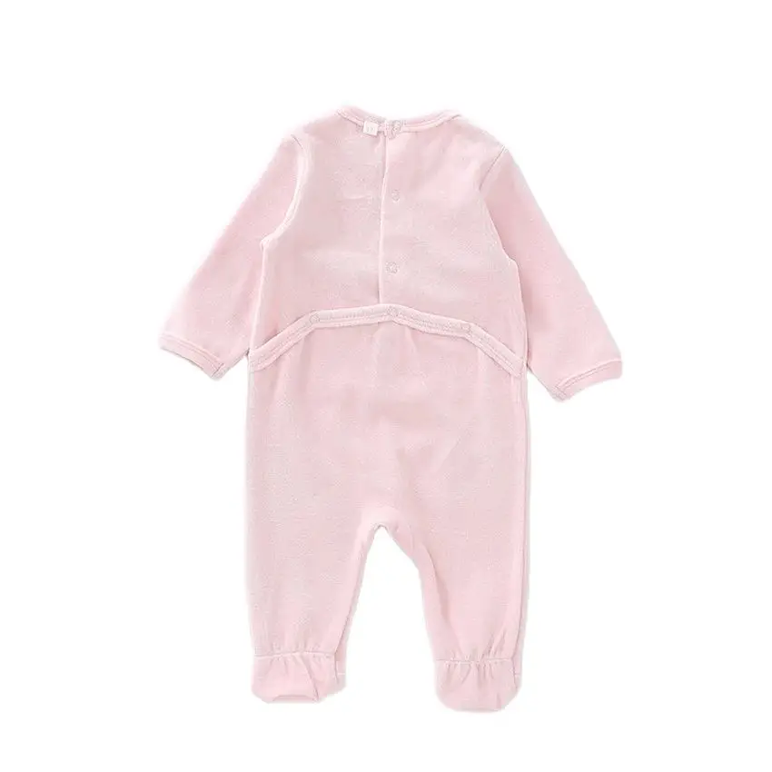 children long sleeve girl boy clothes Unisex pyjamas newborn baby footed overalls jumpsuit pocket onesies outfit