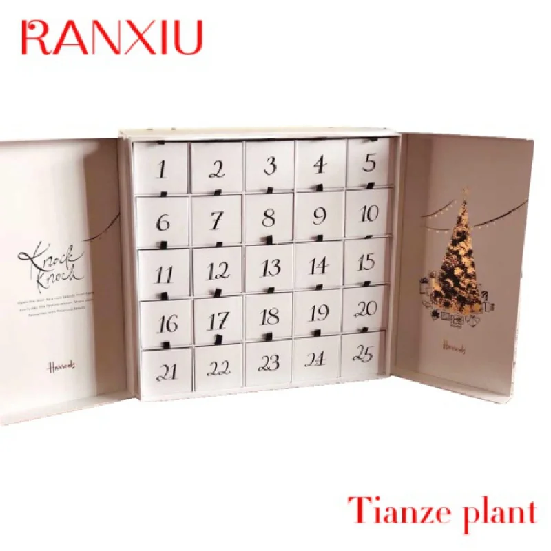 

Custom 2021 New custom advent calendar box cosmetic display box for perfume