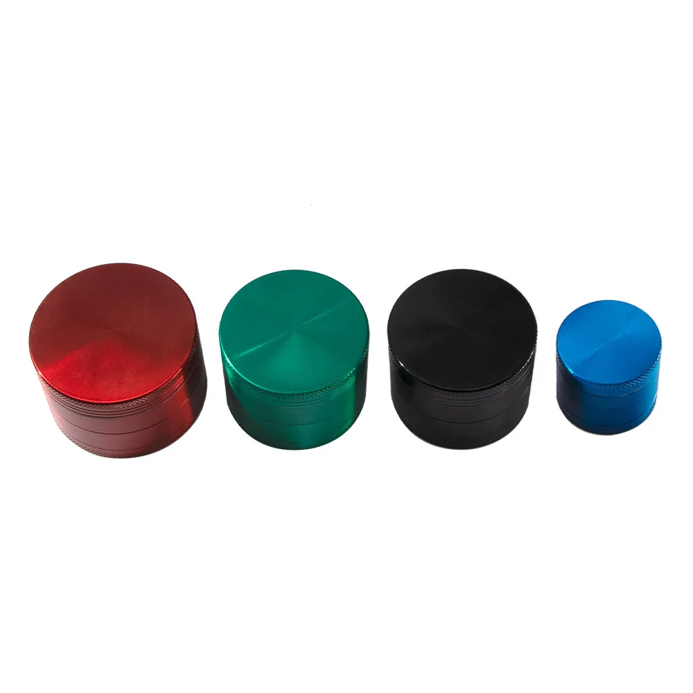40/55/63mm 4 Layers Small Round Shape Men Grinder Portable Zinc Alloy Herb Tobacco Herb Spice Crusher Hookah Smoking Accessories herb grinder smoking accessories tobacco smoking accessories tobacco grinder